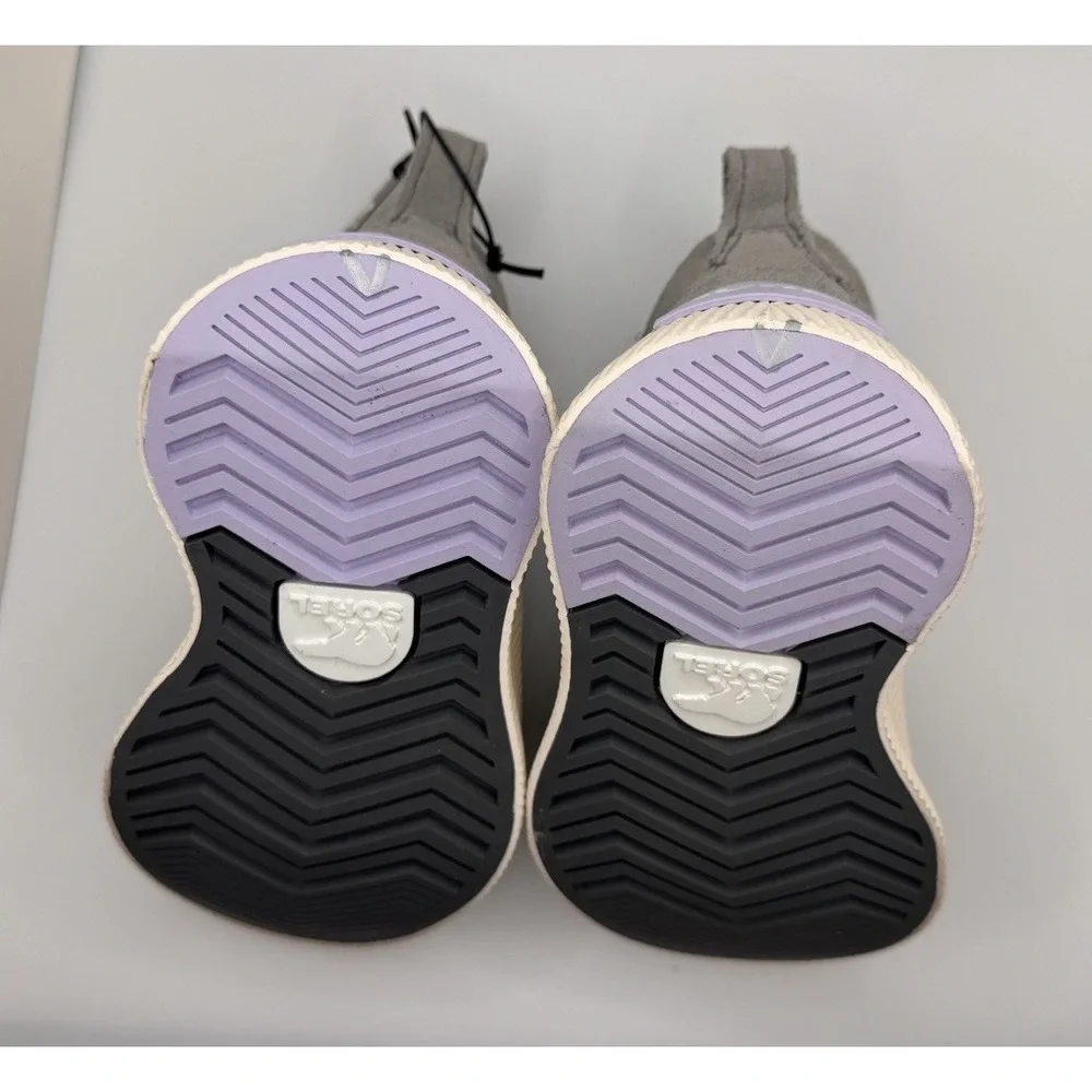 Sorel Gray Purple Child Out N About IV Strap Waterproof Boots Sz 7 Toddler - NEW